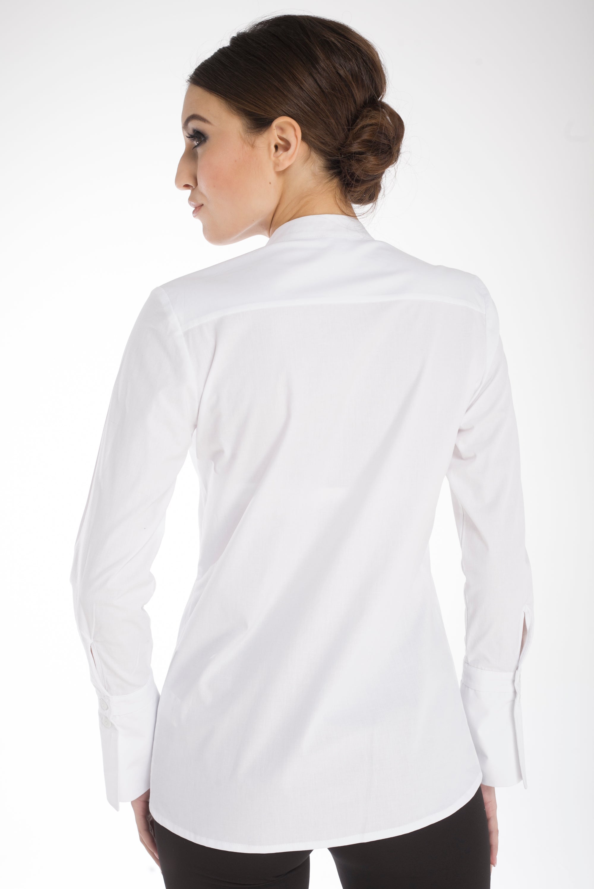 Ruffled Cotton Blouse