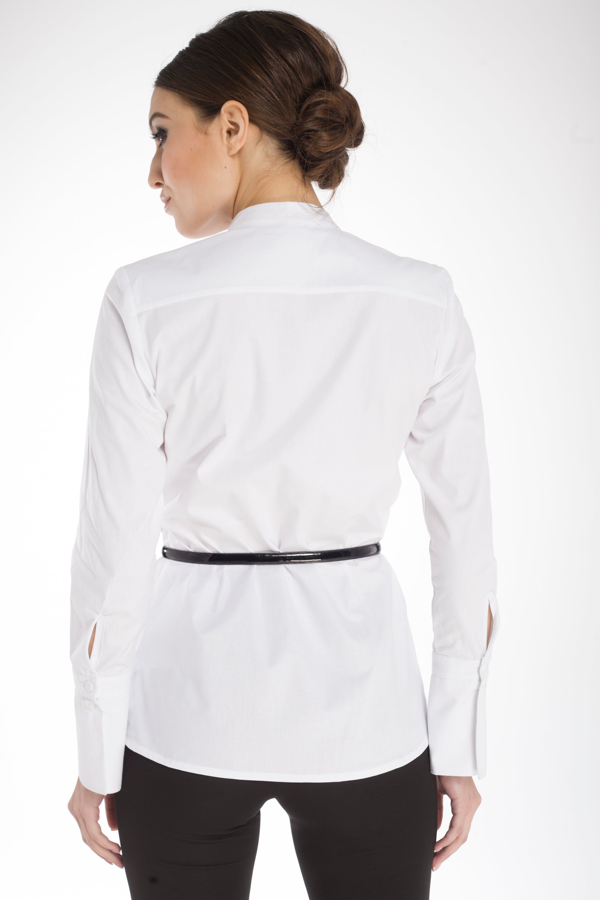 Ruffled Cotton Blouse